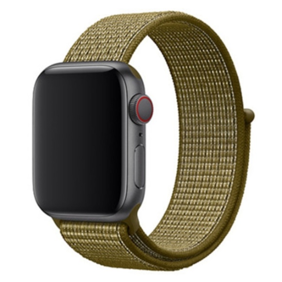NEW[BAND] Olive Flak Strap Loop For Apple Watch - Picture 4 of 7